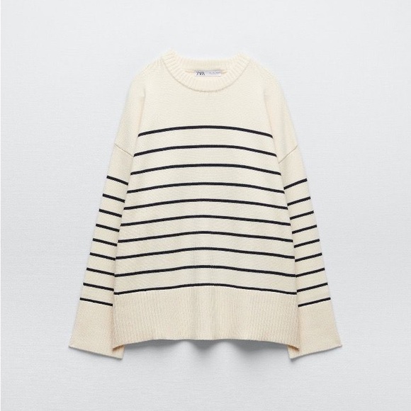Zara Sweaters - ZARA Striped Knit Sweater - XS